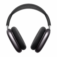 AirPods Max 1ra gen con cancelación de ruido, 9 micrófonos, hasta 20 horas, control de música y llamadas, gris espacial