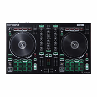 Controlador DJ Roland DJ-202 2 canales, 4 decks, Serato DJ Lite, Sampler TR integrado, conexión USB, negro