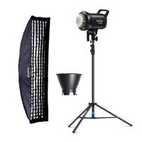 Kit de iluminación: luz continua Godox SL60IID, con parante, softbox FW35160