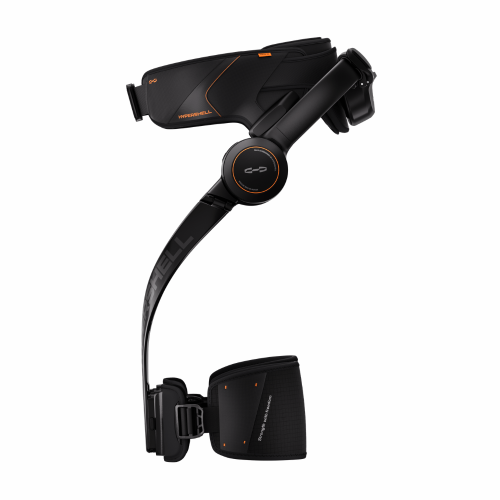 Imagen 2 del producto PREVENTA: Exoesqueleto para piernas Hypershell X Max S deportivo portátil, 1000W, reduce esfuerzo hasta 39%, velocidad máx. 25 km/h, IP54, negro