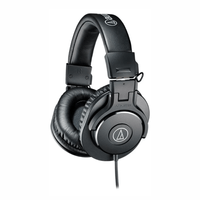Audífonos de monitoreo Audio-Technica ATH-M30x, driver 40 mm, 47 ohmios, jack 3.5 mm, negro