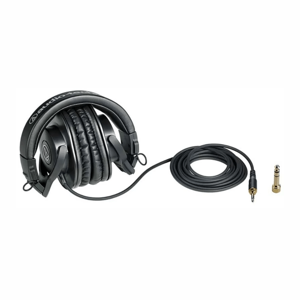 Imagen 2 del producto Audífonos de monitoreo Audio-Technica ATH-M30x, driver 40 mm, 47 ohmios, jack 3.5 mm, negro