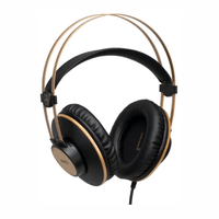 Audífonos de estudio AKG K92, over-ear, driver 40 mm, 32 ohmios, jack 3.5 mm, negro