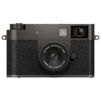 Cámara compacta Fujifilm X half, 18MP, CMOS BSI de 1"", Wi-Fi, Bluetooth, plata carbón