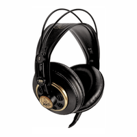 Audífonos de estudio AKG K240 Studio, semiabiertos, driver 30 mm, 55 ohmios, jack 3.5 mm, negro