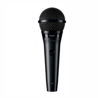 Micrófono dinámico Shure PGA58-XLR, cardioide, conexión XLR, 50 Hz-16 kHz, cable 4.57 m, negro