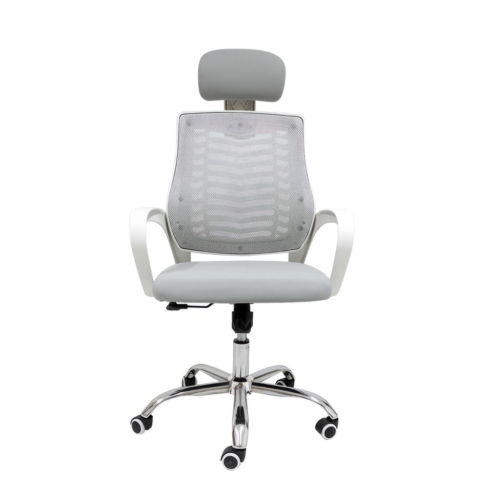 Imagen 2 del producto Silla de oficina Viggo Inius, cabecera regulable, soporte lumbar, basculante, gris