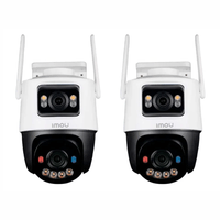 Kit 2 cámaras de seguridad Imou Cruiser Dual 10MP (5MP + 5MP), visión 360°, visión nocturna a color 30 m, IP66, blanco