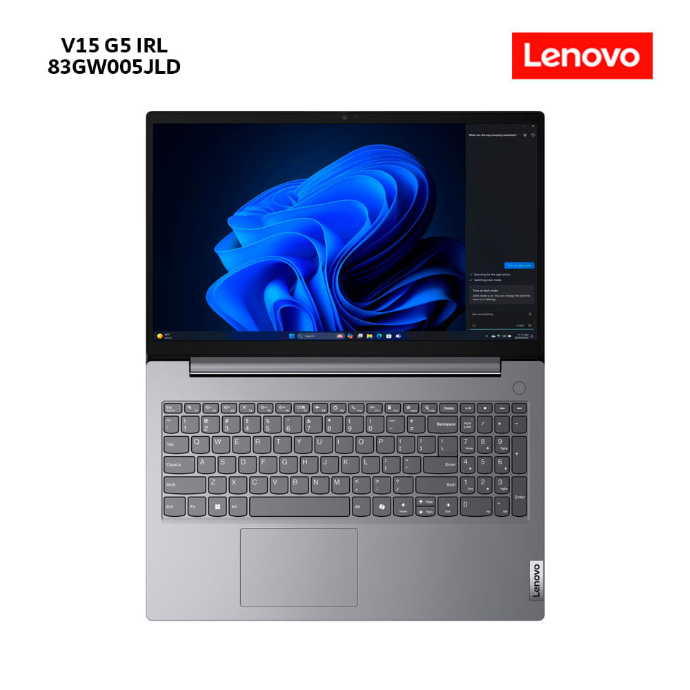 Imagen 2 del producto Laptop Lenovo V15 G5 IRL 15.6"" FHD, Intel Core i5-13420H, 16GB RAM, SSD 512GB, Luna Grey