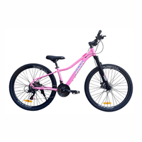 Bicicleta montañera Jafi ZX02 Illary aro 27.5"", talla XS, 21 velocidades, suspensión delantera, rosado