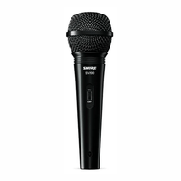 Micrófono dinámico Shure SV200, cardioide, conexión XLR, 50 Hz-15 kHz, cable 4.57 m, negro