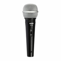 Micrófono dinámico Shure SV100, cardioide, conexión XLR, 50 Hz-15 kHz, cable 4.57 m, negro