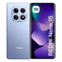 Celular Xiaomi Redmi Note 15 4G 128GB, 6GB RAM, cámara 108MP y frontal 20MP, pantalla 6.77"", morado