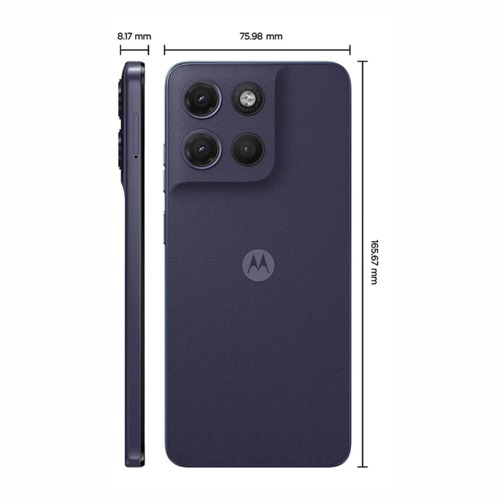 Imagen 2 del producto Celular Motorola G17 256GB, 4GB RAM, cámara trasera 50MP + 5MP y frontal 32MP, LCD 6.88"", blueberry