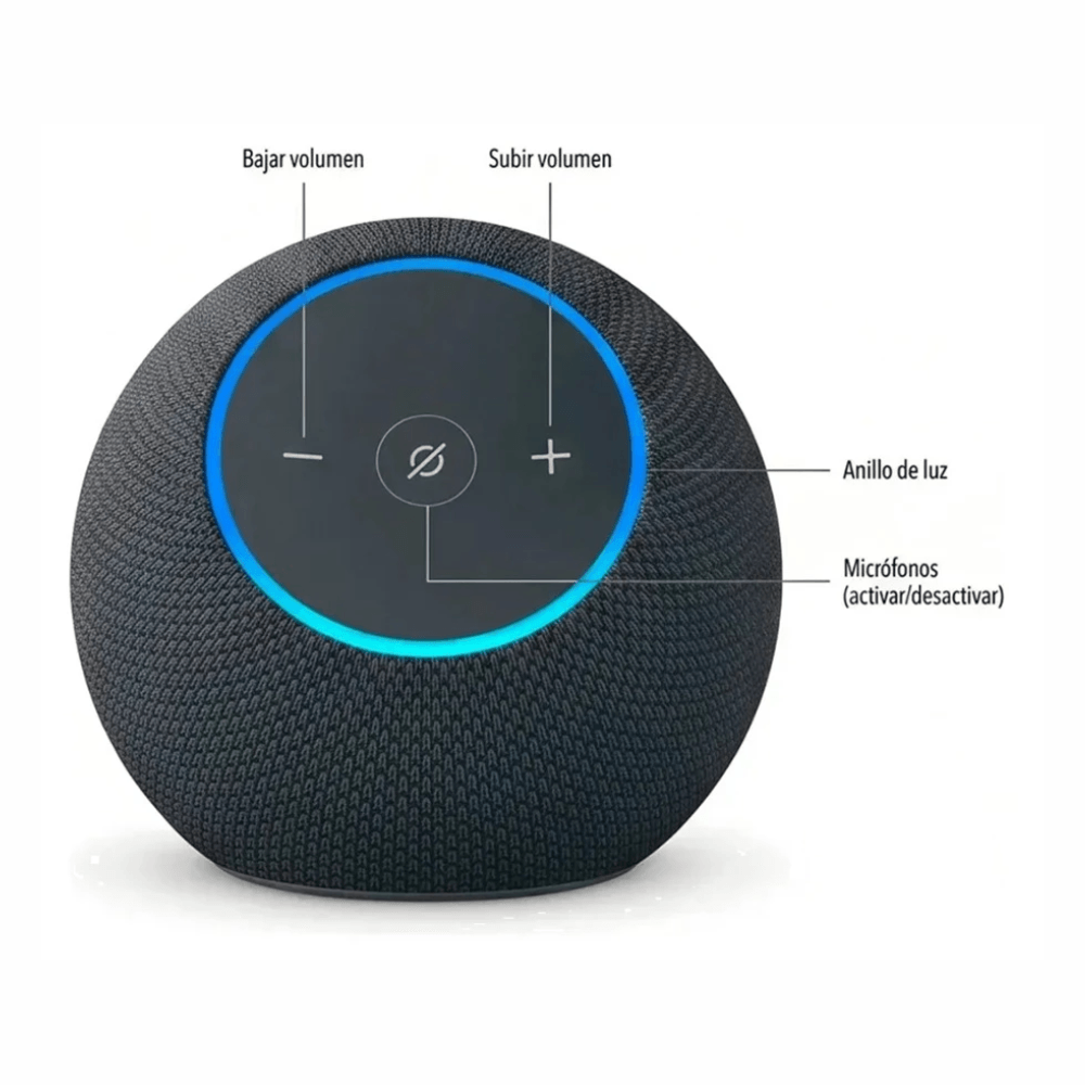 Imagen 2 del producto Echo Dot Max Amazon modelo 2025 con Alexa, Wi-Fi doble banda, Bluetooth 5.3, grafito