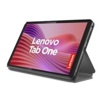 Tablet Lenovo Tab One 8.7"", 128GB, 4GB RAM, cámara principal 8MP y frontal 2MP, 5100mAh, MediaTek Helio G85, gris + Case
