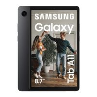 Tablet Samsung Galaxy Tab A11 8.7"", 64GB, 4GB RAM, cámara principal 8MP y frontal 5MP, 5100 mAh, Octa-Core, gray (SM-X133NZAAPEO)