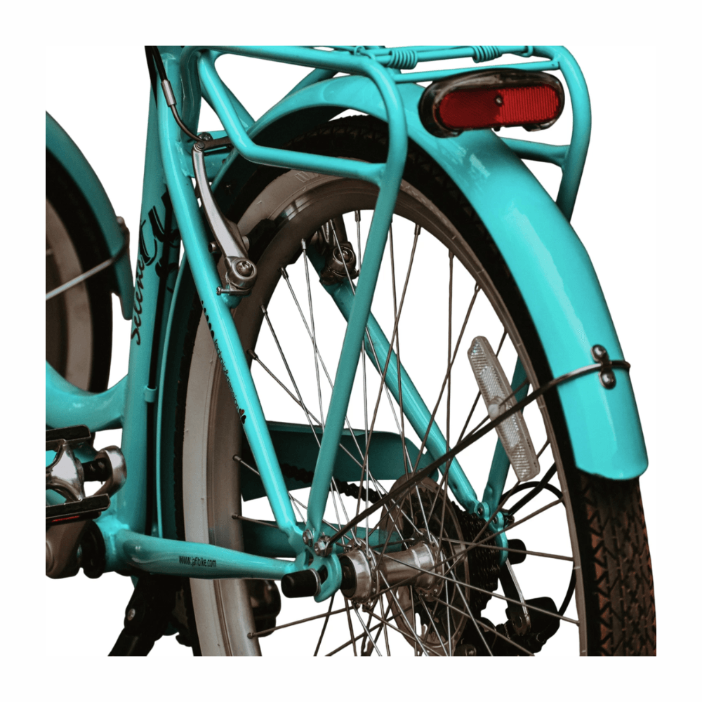Imagen 2 del producto Bicicleta urbana Jafi Selene aro 26"", 7 velocidades Shimano Revoshift, asiento regulable, verde