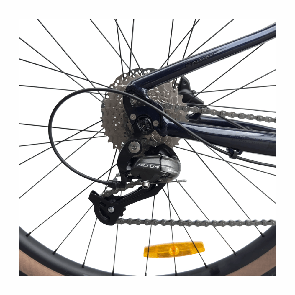 Imagen 2 del producto Bicicleta montañera Jafi Rover aro 29"", talla M, 27 velocidades Shimano Altus, frenos hidráulicos, gris