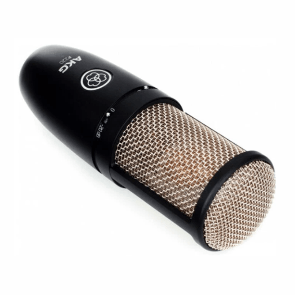 Imagen 2 del producto Micrófono de condensador AKG P220, cardioide, conexión XLR, 20 Hz-20 kHz, Phantom Power 48V, negro