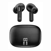 Audífonos Bluetooth true wireless Miccell BH15 con cancelación de ruido, hasta 30 horas de reproducción, negro