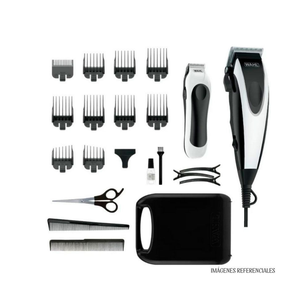 Imagen 2 del producto Cortadora de cabello Wahl Home Pro 09243-6788, 23 piezas, recortadora para barba, peines guía