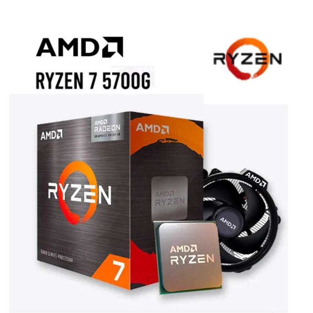 Imagen 2 del producto PC Gamer AMD Ryzen 7 5700G, 16GB RAM, SSD 1TB, monitor curvo 27"" Full HD, teclado, mouse y case 500W