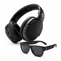 Audífonos Bluetooth over ear Skullcandy Crusher Wireless, hasta 50 horas, graves multisensoriales, negro + lentes Bold