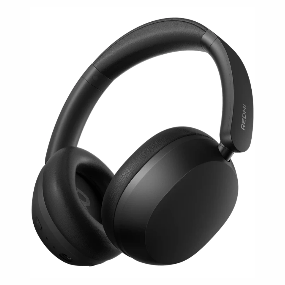 Imagen 2 del producto Audífonos con cancelación de ruido Xiaomi Redmi Headphones Neo M2546E1 over ear, hasta 72 horas, controles físicos y táctiles, negro