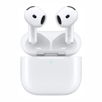 AirPods 4 Cancelación activa de ruido, resistente al agua IP54, duración máx. 30 horas, con estuche de carga, blanco
