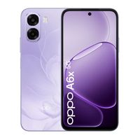 Celular Oppo A6x 5G 256GB, 4GB RAM, cámara 50MP y frontal 5MP, pantalla LCD 6.75"", violeta