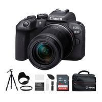 Cámara mirrorless Canon EOS R10 + Lente RF-S 18-150mm IS STM + Kit Ultimate