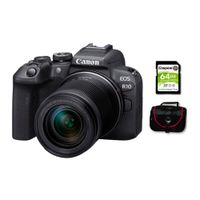 Cámara mirrorless Canon EOS R10 + Lente RF-S 18-150mm IS STM + Kit básico