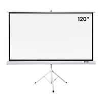 Pantalla Ecran portátil Evox 120"", con trípode, formato 16:9, blanco