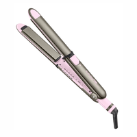 Alisadora BaBylissPRO Optima 3000 Pink Nano Titanium, 5 niveles de temperatura, 465°F, Pink