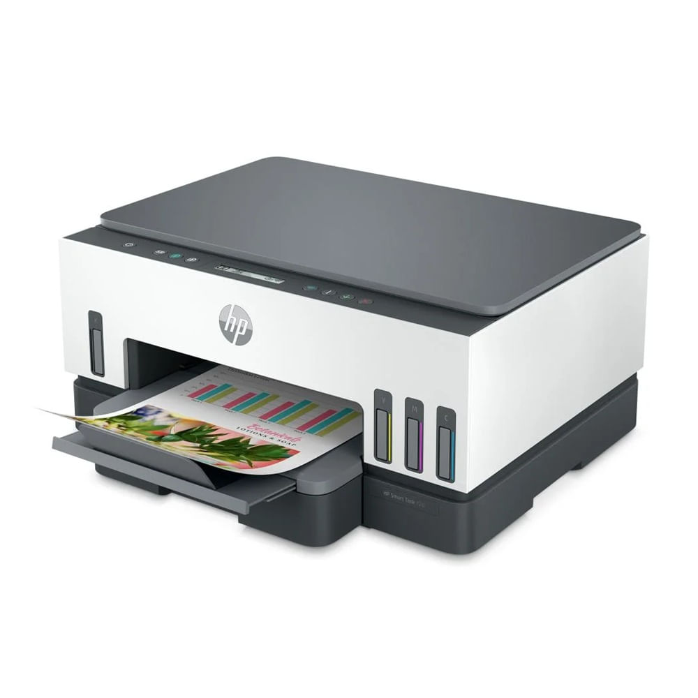 Imagen 2 del producto Impresora multifuncional HP Smart Tank 720 con Wi-Fi, dúplex automático, tanque de tinta y app HP Smart, blanco