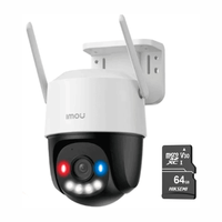 Cámara de seguridad domo IMOU Cruiser SC 5MP, exterior, Wi-Fi, visión nocturna a color 30 m, 360°, IP66, blanco + Micro SD 64GB