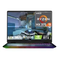 Laptop gamer HP Omen Max 16, Ryzen AI 9, 16GB RAM, SSD 512GB, RTX 5070 Ti, pantalla 16"" 240 Hz, negro