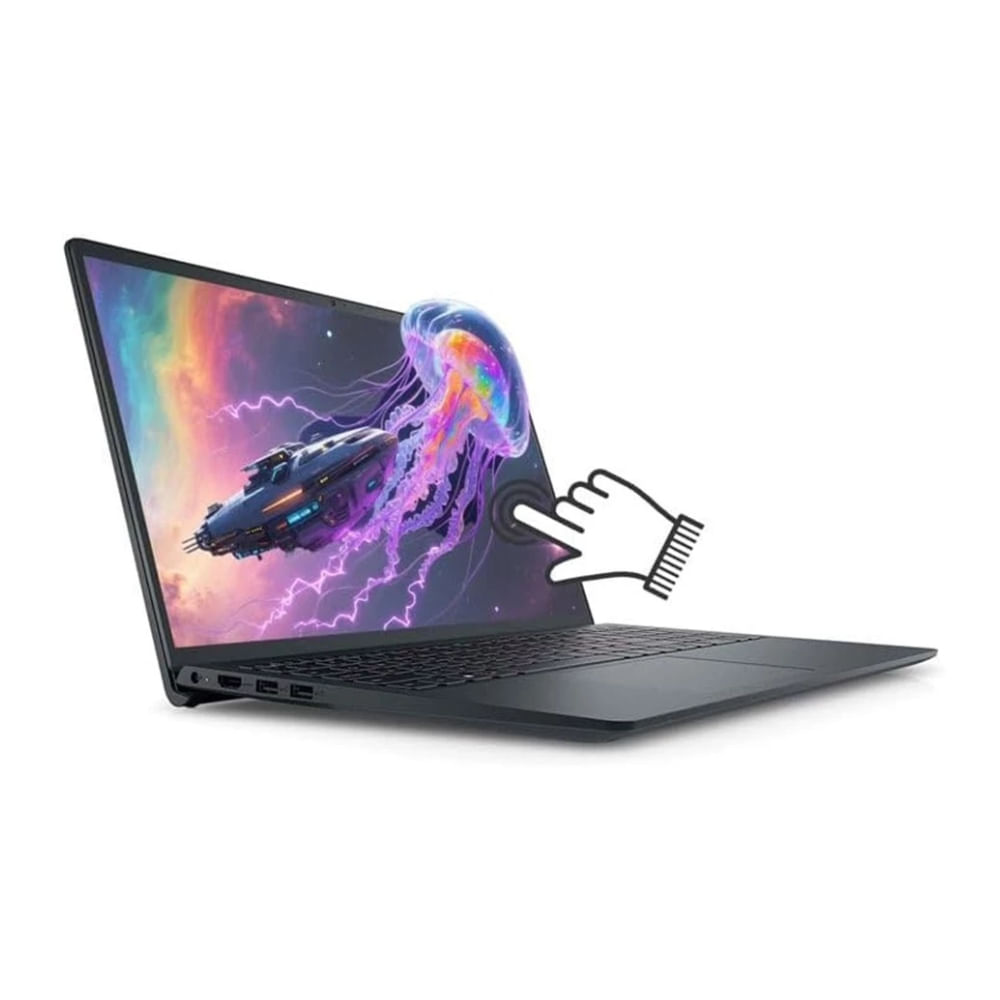 Imagen 2 del producto Laptop Dell LDC15250-5434BLK-PU 2K Touchscreen 15.6"", Intel Core i5-1334U, 512GB SSD, 8GB RAM, Windows 11 Home, negro