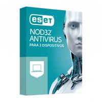 Licencia digital ESET NOD32 Antivirus, 3 dispositivos, compatible con Windows 10 y 11, duración 1 año