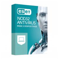 Licencia digital ESET NOD32 Antivirus, 5 dispositivos, compatible con Windows 10 y 11, duración 1 año