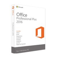 Licencia digital Microsoft Office 2016 Professional Plus Retail 1 PC, compatible con Windows 7 y 8, duración permanente