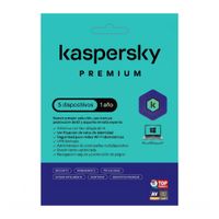 Licencia digital Kaspersky Premium, 5 dispositivos, compatible con Windows 10 y 11, duración 1 año
