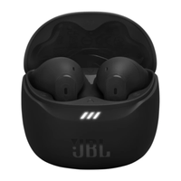 Audífonos Bluetooth true wireless JBL Tune Flex 2 con cancelación de ruido adaptativa, IP54, hasta 48 horas, negro