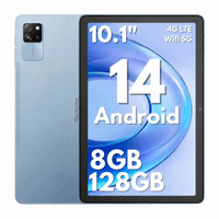 Tablet Blackview Tab 60 Pro 4G LTE 10.1"", 128GB, 8GB RAM, cámara principal 8MP y frontal 5MP, Unisoc Tiger T606, azul acero