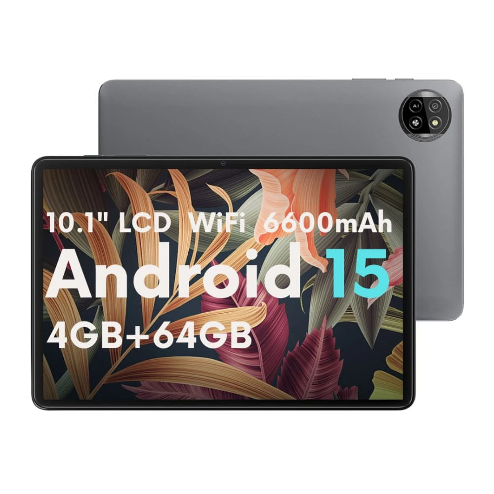 Imagen 2 del producto Tablet Blackview Tab 20 10.1"", 64GB, 4GB RAM, cámara principal 8MP y frontal 5MP, 6600 mAh, space grey + Funda protectora