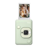 Cámara instantánea híbrida Fujifilm Instax mini Liplay, pantalla LDC, flash integrado, tamaño de imagen de 6.2 cm x 4.6 cm, matcha green