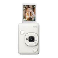 Cámara instantánea híbrida Fujifilm Instax mini Liplay, pantalla LCD, flash integrado, tamaño de imagen de 6.2 cm x 4.6 cm, misty white