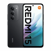 Celular Xiaomi Redmi 15 5G 256GB, 8GB RAM, cámara trasera 50MP, frontal 8MP, 6.9"", negro