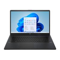 Laptop HP 17t-cn300 17.3"", Intel Core i5-1334U, 256GB SSD, 8GB RAM, Windows 11, jet black